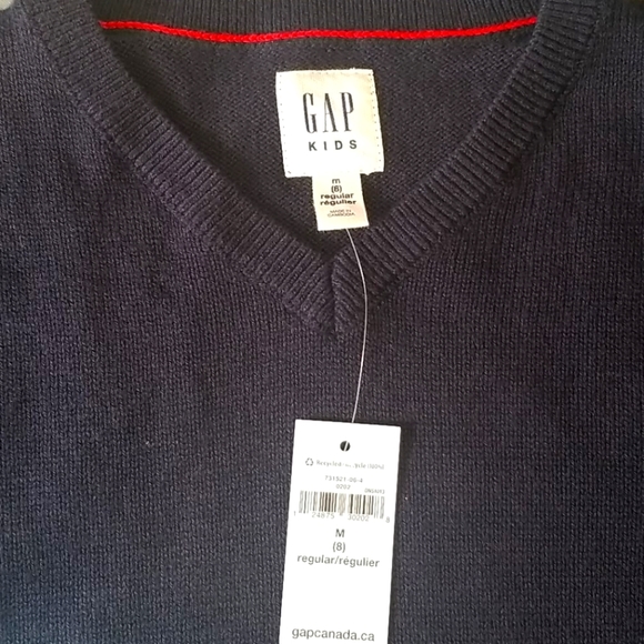 GAP Boys v-neck sweater sz 8 - Picture 1 of 3